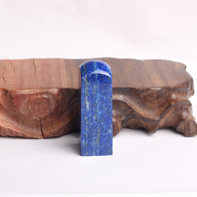 魅晶熱賣推薦-天然青金石印章 阿富汗天然青金石印章原石章料帝王藍 印章料